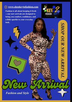 “CheetER” 2 Piece Cheetah Print Women’s Set – Bold & Stylish Outfit