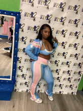 Load image into Gallery viewer, “Wayda” 3 Piece Women’s Set – Stylish Crop Top, Jacket &amp; Pants Outfit