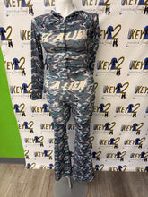 Load image into Gallery viewer, “Khalien” 2 Piece Set – Women’s Crop Top &amp; Fitted Pants Outfit