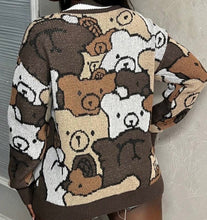 Load image into Gallery viewer, “Bear” Sweater – Cozy Women’s Fall Knit Top