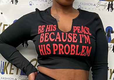 “Problem” Shirt – Bold Graphic Tee with Attitude