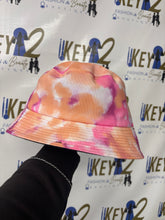 Load image into Gallery viewer, Tye Dye Women’s Bucket Hat – Trendy Tie Dye Fashion Hat