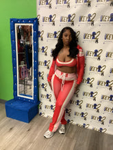 Load image into Gallery viewer, “Wayda” 3 Piece Women’s Set – Stylish Crop Top, Jacket &amp; Pants Outfit