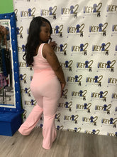 Load image into Gallery viewer, “Lounge” 2-Piece Women’s Set – Sleeveless Top &amp; Lounge Pants (Pink or Black)