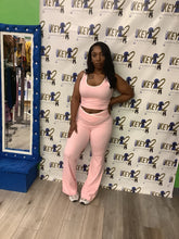 Load image into Gallery viewer, “Lounge” 2-Piece Women’s Set – Sleeveless Top &amp; Lounge Pants (Pink or Black)