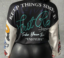 Load image into Gallery viewer, “FRS” Varsity Jacket – Trendy &amp; Comfortable Athletic Wear