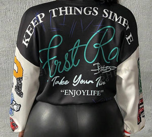 “FRS” Varsity Jacket – Trendy & Comfortable Athletic Wear