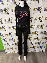 Load image into Gallery viewer, “Gia” Long Sleeve Crop Top &amp; Pants Set – Women’s Two-Piece Outfit