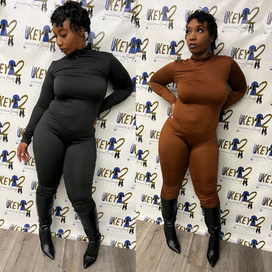 “Shaped” Long Sleeve One Piece – Sleek & Form-Flattering Outfit