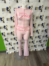 Load image into Gallery viewer, “Gia” Long Sleeve Crop Top &amp; Pants Set – Women’s Two-Piece Outfit