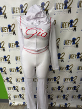 Load image into Gallery viewer, “Gia” Long Sleeve Crop Top &amp; Pants Set – Women’s Two-Piece Outfit