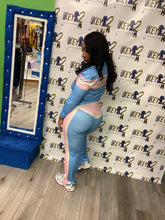 Load image into Gallery viewer, “Wayda” 3 Piece Women’s Set – Stylish Crop Top, Jacket &amp; Pants Outfit