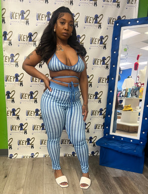 “The Blues” Two Piece Set – Cool, Casual, and Chic