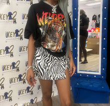 Load image into Gallery viewer, “Zebra” Skirt – Chic &amp; Bold Women’s Animal Print Skirt
