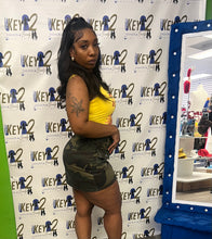 Load image into Gallery viewer, “Pop It” Cargo Skirt – Edgy Style with Utility Vibes