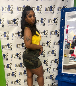 “Pop It” Cargo Skirt – Edgy Style with Utility Vibes
