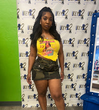 Load image into Gallery viewer, “Pop It” Cargo Skirt – Edgy Style with Utility Vibes