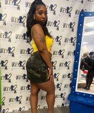 Load image into Gallery viewer, “Pop It” Cargo Skirt – Edgy Style with Utility Vibes
