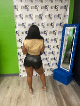 Load image into Gallery viewer, “Spicy” Leather Shorts – Bold, Edgy &amp; Statement-Making