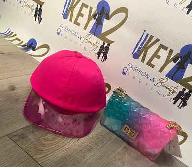 “Pink Me” Purse And Hat Set