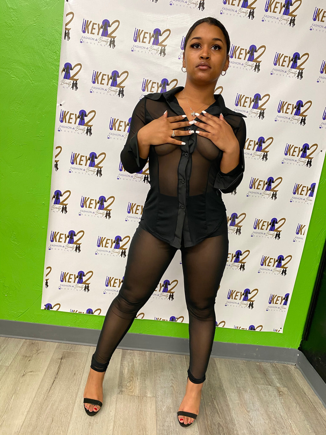 “See Through Me” Set – Bold, Trendy & Unapologetically Fierce