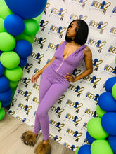 Load image into Gallery viewer, “Purple Box” Two Piece – Vibrant, Stylish &amp; Boldly Unique