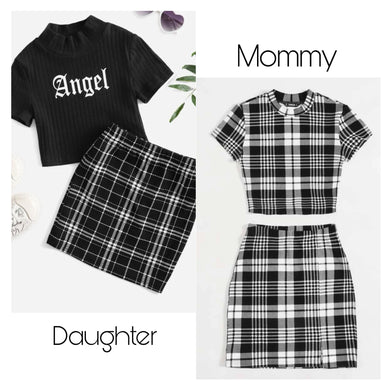 Mommy & Me “Checker” Set