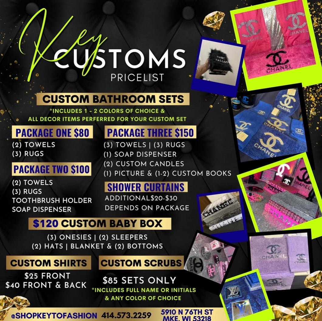 Key’s Custom Bathroom Sets – Stylish, Personalized & Luxurious