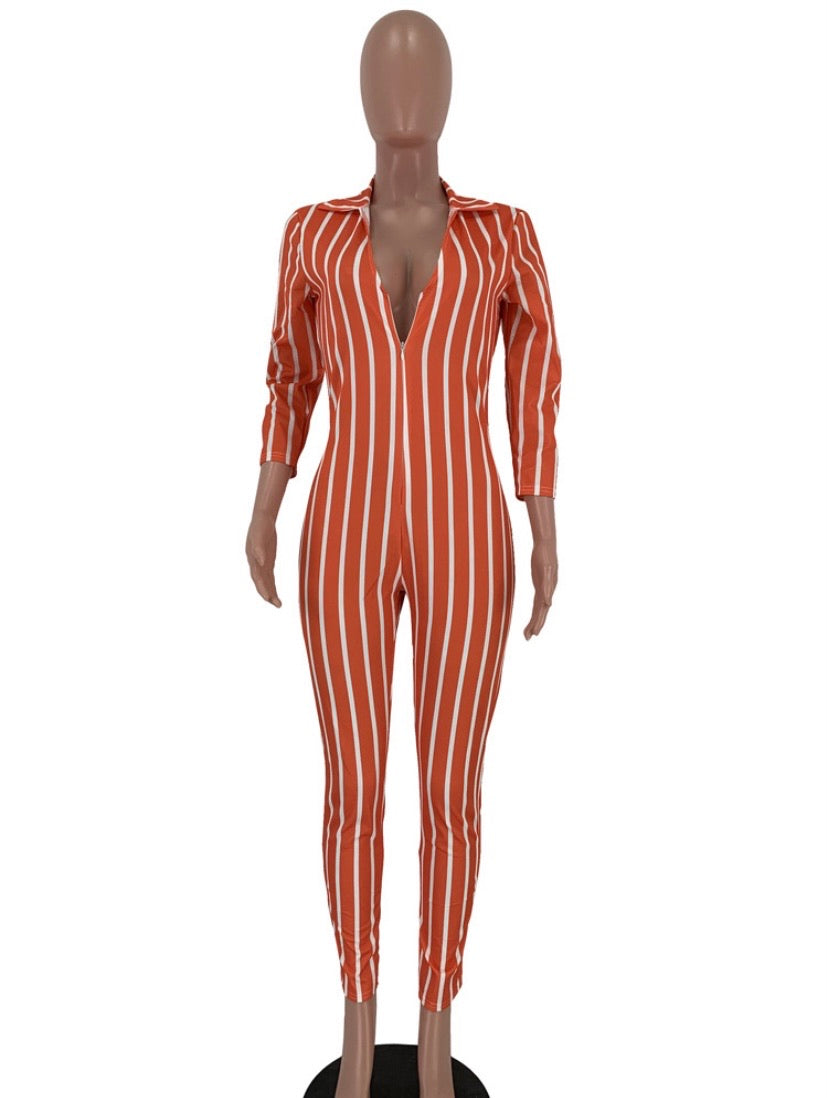 “Stripe Hype” Jumpsuit – Bold, Stylish & Effortlessly Cool