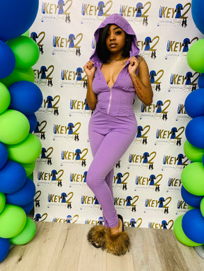 “Purple Box” Two Piece – Vibrant, Stylish & Boldly Unique